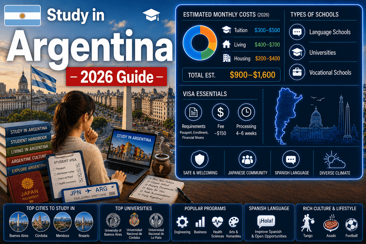 Study in Argentina 2026 — Complete Guide to Costs, Schools, Visa & Life