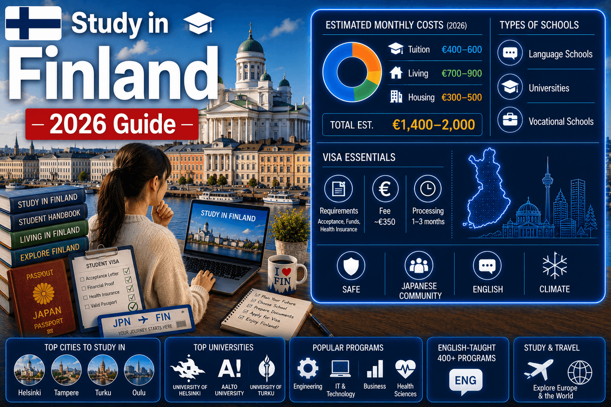 Study in Finland 2026 — Complete Guide to Costs, Schools, Visa & Life