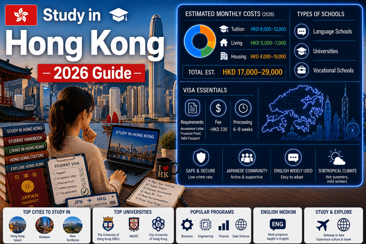 Study in Hong Kong 2026 — Complete Guide to Costs, Schools, Visa & Life