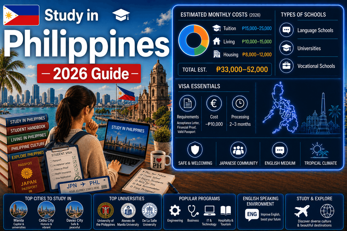Study in Philippines 2026 — Complete Guide to Costs, Schools, Visa & Life
