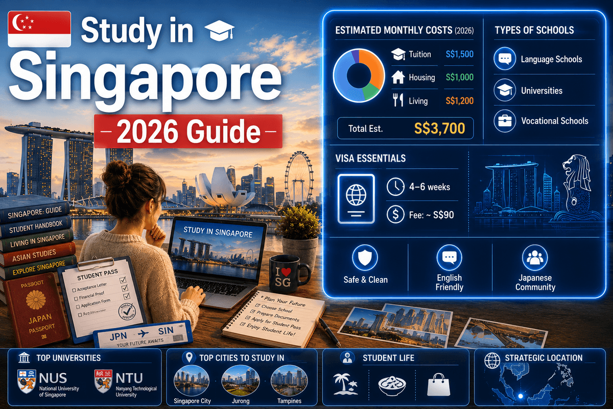 Study in Singapore 2026 — Complete Guide to Costs, Schools, Visa & Life