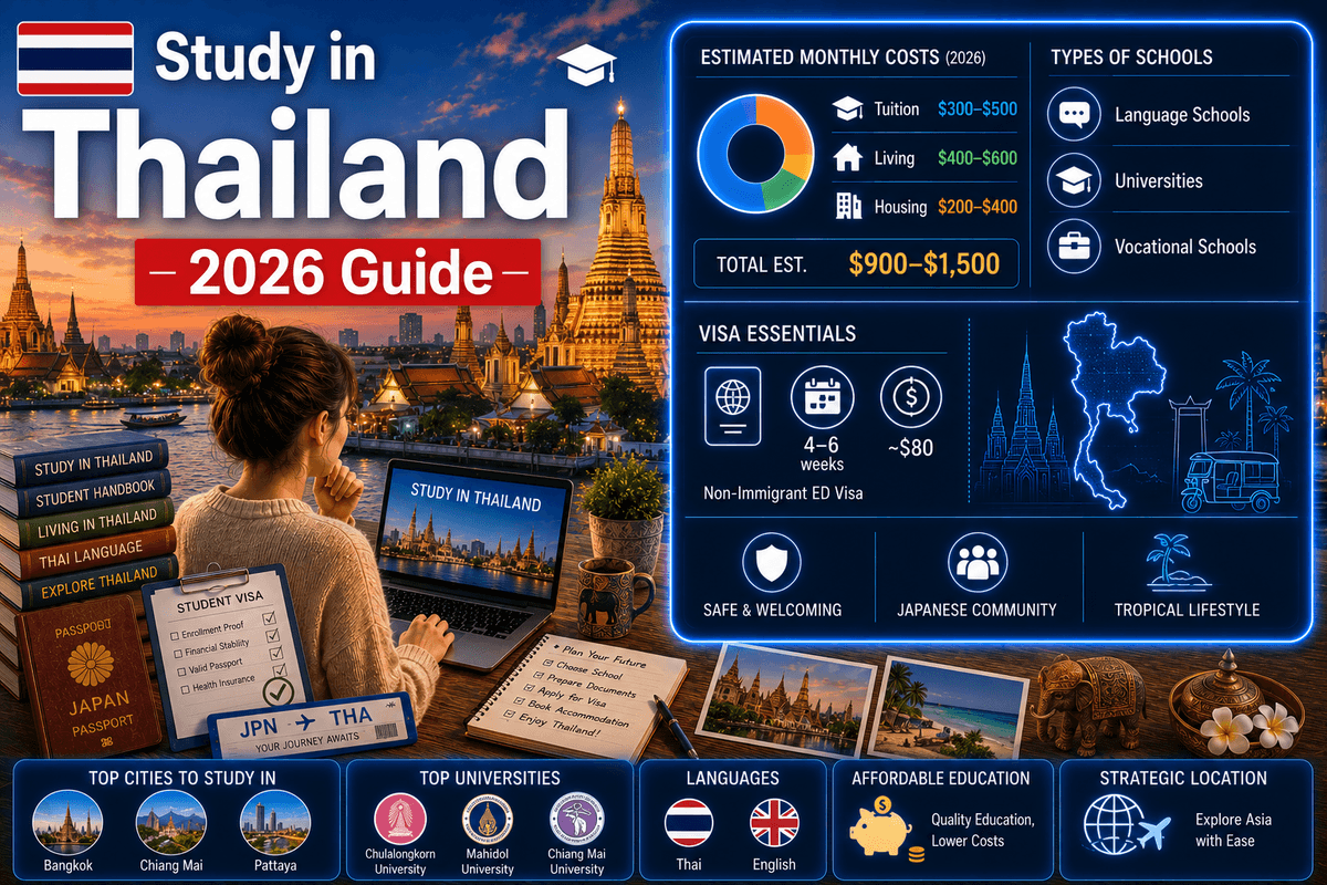 Study in Thailand 2026 — Complete Guide to Costs, Schools, Visa & Life