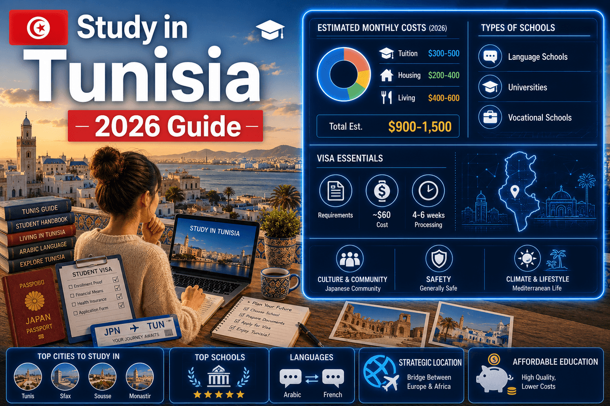 Study in Tunisia 2026 — Complete Guide to Costs, Schools, Visa & Life