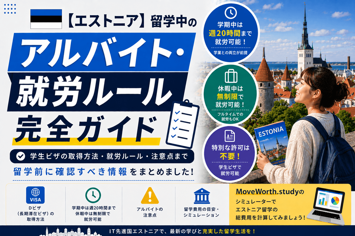 Study & Work Rules in Estonia 2026 — Complete Guide