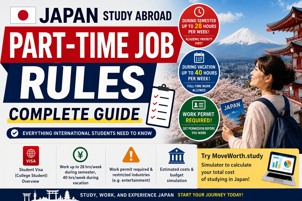 Study & Work Rules in Japan 2026 — Complete Guide